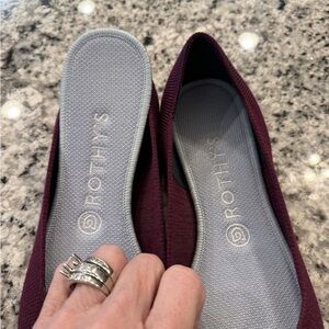 Rothy's Women's Deep Red Flats